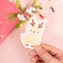 Cute Christmas Sticker Decal Stocking Filler, thumbnail 2 of 2