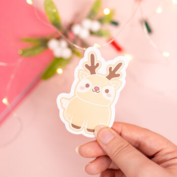 Cute Christmas Sticker Decal Stocking Filler, 2 of 2