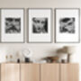 Set Of Three Abstract Statue Faces Art Unframed Prints, thumbnail 6 of 8