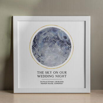 Personalised Star Map, Wedding Gift, 2 of 6