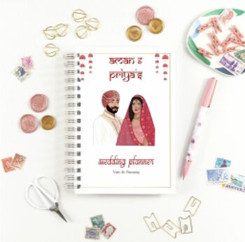 Personalised Couples Sikh Wedding Planner, 2 of 6