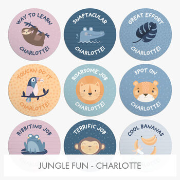 Personalised Reward Stickers 54 Stickers, 8 of 12