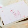 Personalised Pink Deer Christmas Eve Box, thumbnail 3 of 4