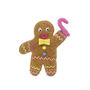 Handmade Felt Groovy Gingerbread Man Topper, thumbnail 1 of 2