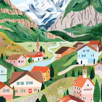 Grindelwald, Switzerland Travel Art Print, 6 of 7