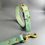 Luxury Leather Dog Collar And Matching Lead Set Nine Colour Options, thumbnail 9 of 12