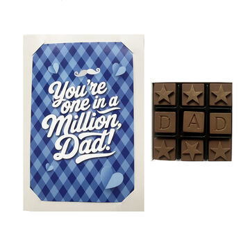 One In A Million Dad Chocolate Card, 3 of 4