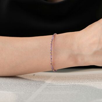 Natural Amethyst Bracelet, 4 of 6