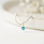 Sterling Silver December Birthstone Bracelet, thumbnail 6 of 9
