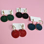 'Mr And Mrs' Leather Disc Keyring, thumbnail 2 of 4