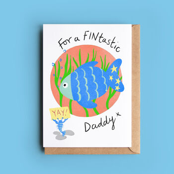 Fintastic Fish Card For Dad, Daddy Or Grandad, 2 of 4
