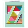 Mini Z Alphabet Card, thumbnail 2 of 5