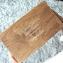 Carved Name Personalised Memory Box, thumbnail 1 of 12