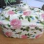 Lidded Butterdish In Exotic Bird Of Paradise Design, thumbnail 3 of 12