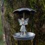 Hanging Bird Feeder Fairy With Umbrella Bird Bath Decor, thumbnail 6 of 11