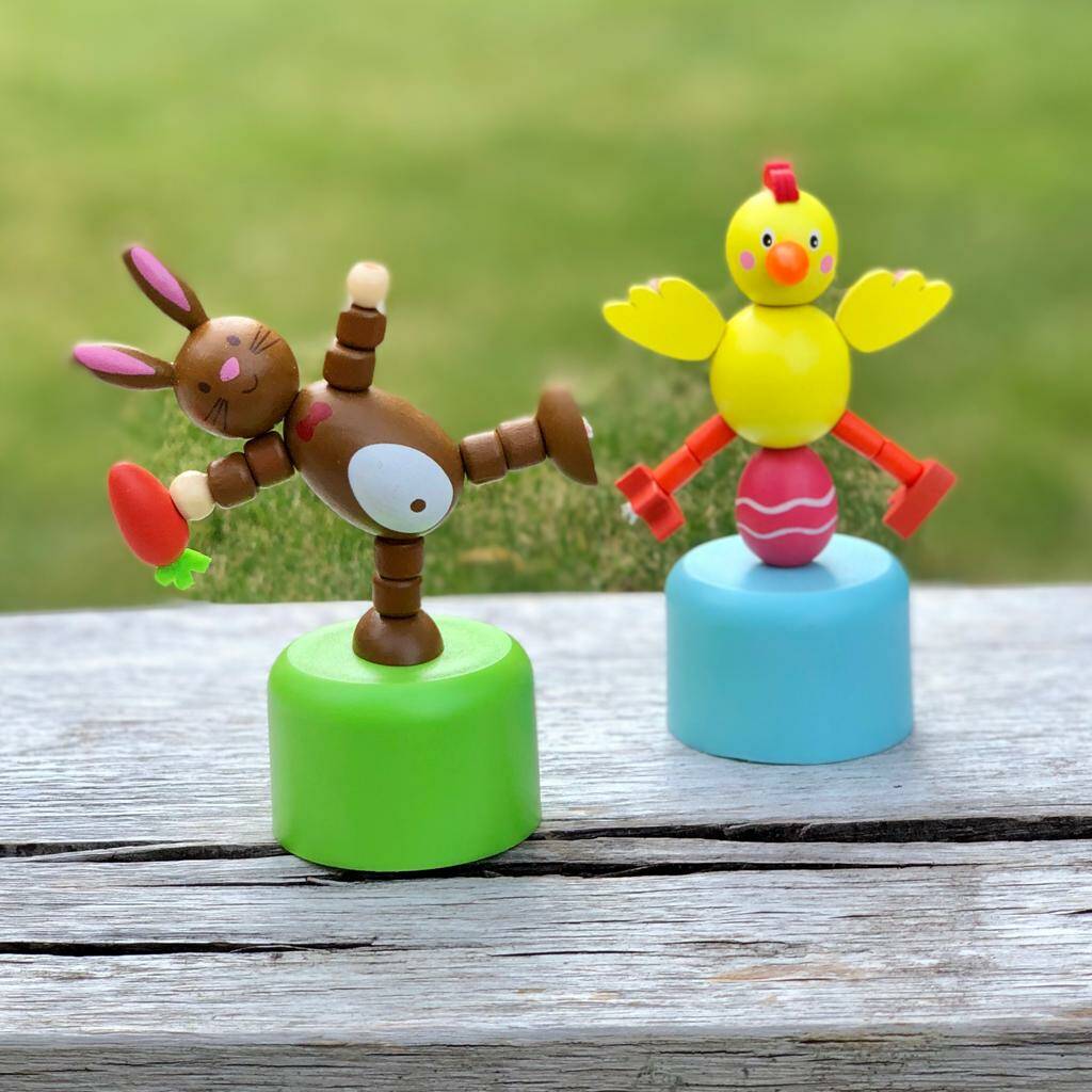 Image of Easter Chick And Rabbit Push Up Set
