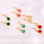 Sparkling White Crystal Hoop Earrings, thumbnail 4 of 4