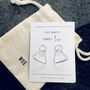 Silver Triangle Earrings. Live Simply, thumbnail 5 of 5