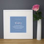 Personalised 30th Birthday Print And Mount, thumbnail 5 of 7