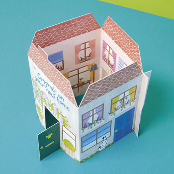 'Congrats On Your New Home' 3D Fold Out Card, 3 of 3