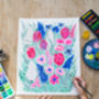 Wild Tulip Print With Monet Quote, thumbnail 3 of 6