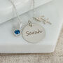 Personalised Sterling Silver Sagittarius Necklace, thumbnail 3 of 7