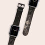 Black Marble Vegan Leather Apple Watch Band, thumbnail 1 of 7