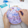 Hello Winter Embroidery Craft Kit, thumbnail 3 of 8