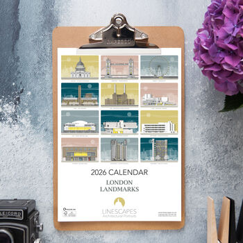 London Landmarks 2026 Calendar, 3 of 6