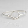 Personalised Silver Knot Bracelet Girlfriend Gift, thumbnail 2 of 8