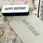 Handmade Happy Birthday Rubber Stamp, thumbnail 2 of 5