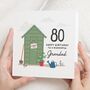 Personalised Gardening 80th Birthday Card For Grandad, thumbnail 1 of 7