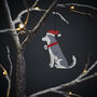 Husky / Malamute Dog Christmas Tree Decoration Personalisation Available, thumbnail 3 of 5