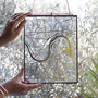 Metallic Personalised Map In Glass Frame, thumbnail 1 of 10