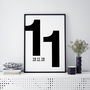 Date Of Birth Typographic Print, thumbnail 11 of 12