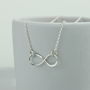 Sterling Silver Infinity Pendant, thumbnail 5 of 7