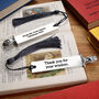 Personalised Wise Owl Pewter Bookmark Teachers Gift, thumbnail 3 of 8