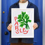 Parsley Herb Print From An Original Painting, thumbnail 1 of 11