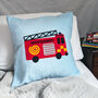 Fire Engine Personalised Cushion, thumbnail 1 of 3
