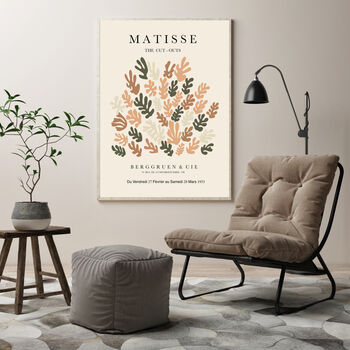 Matisse Winter Leaf Exhibition Print, 2 of 4