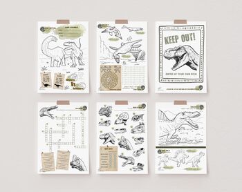 Personalised Dinosaur Activity Book, 11 of 12