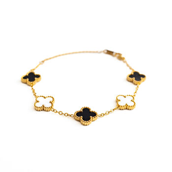 Clover Bracelet Gold/Mono, 3 of 3