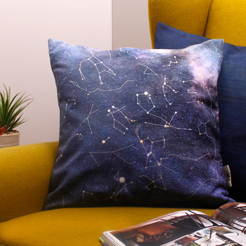 Romantic Gift Cushion With Personalised Constellation, 2 of 2