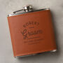 Personalised Wedding Hipflask Groom's Party Gifts, thumbnail 10 of 12