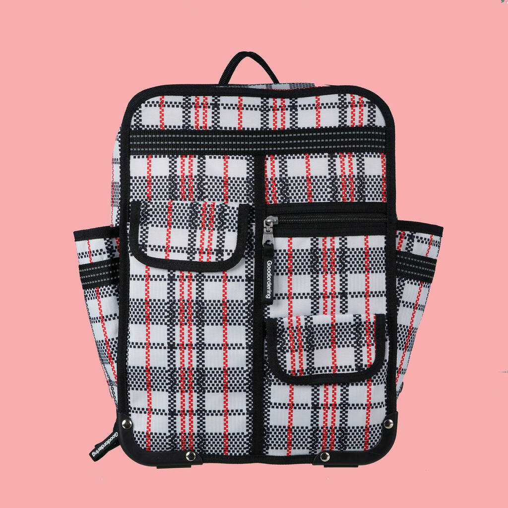 Tartan Retro Classic Backpack Eco, 1 of 7