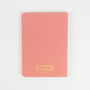 Seahorse Hardback Notebook In Dusty Pink Fabric, thumbnail 8 of 8