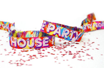 House Party Festival Party At Home Wristband Favours, 10 of 10