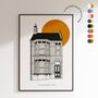 Personalised House Illustration Print, A Home Portrait, thumbnail 1 of 7