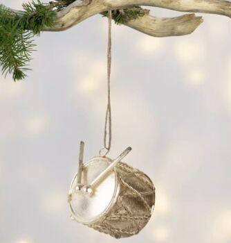 Six Silver Metal Decorations, 5 of 7
