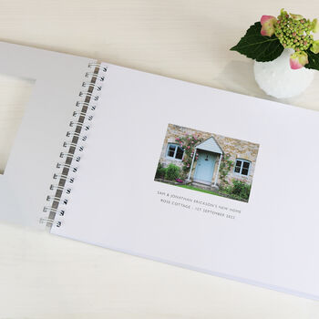 Personalised New Home Memory Book Or Album: A4, 2 of 4